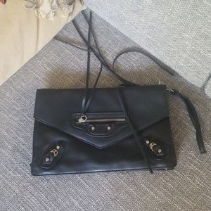 B* inspired clutch pouch real leather